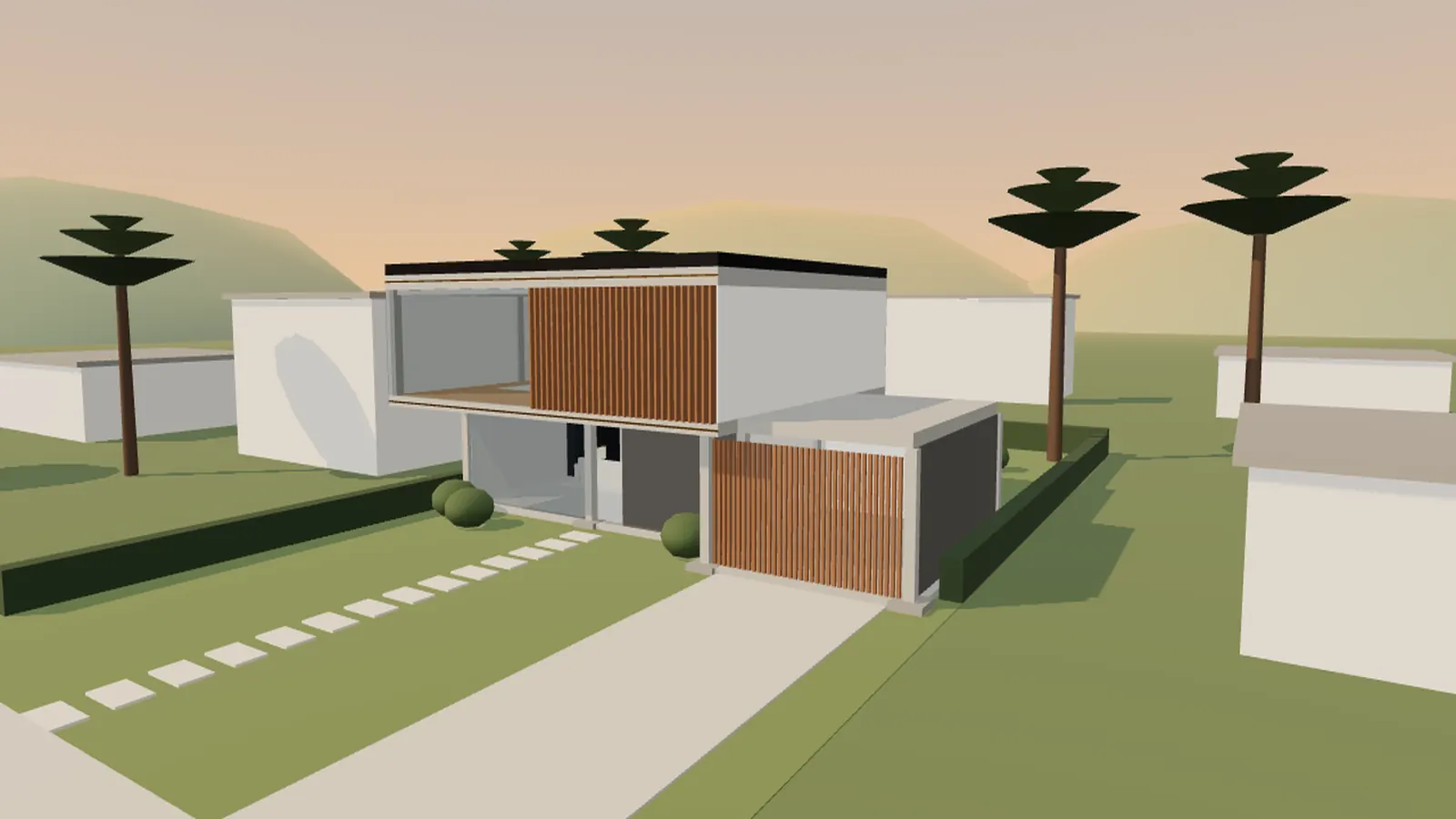 Acabamento da Casa Conceito GR, ilustração